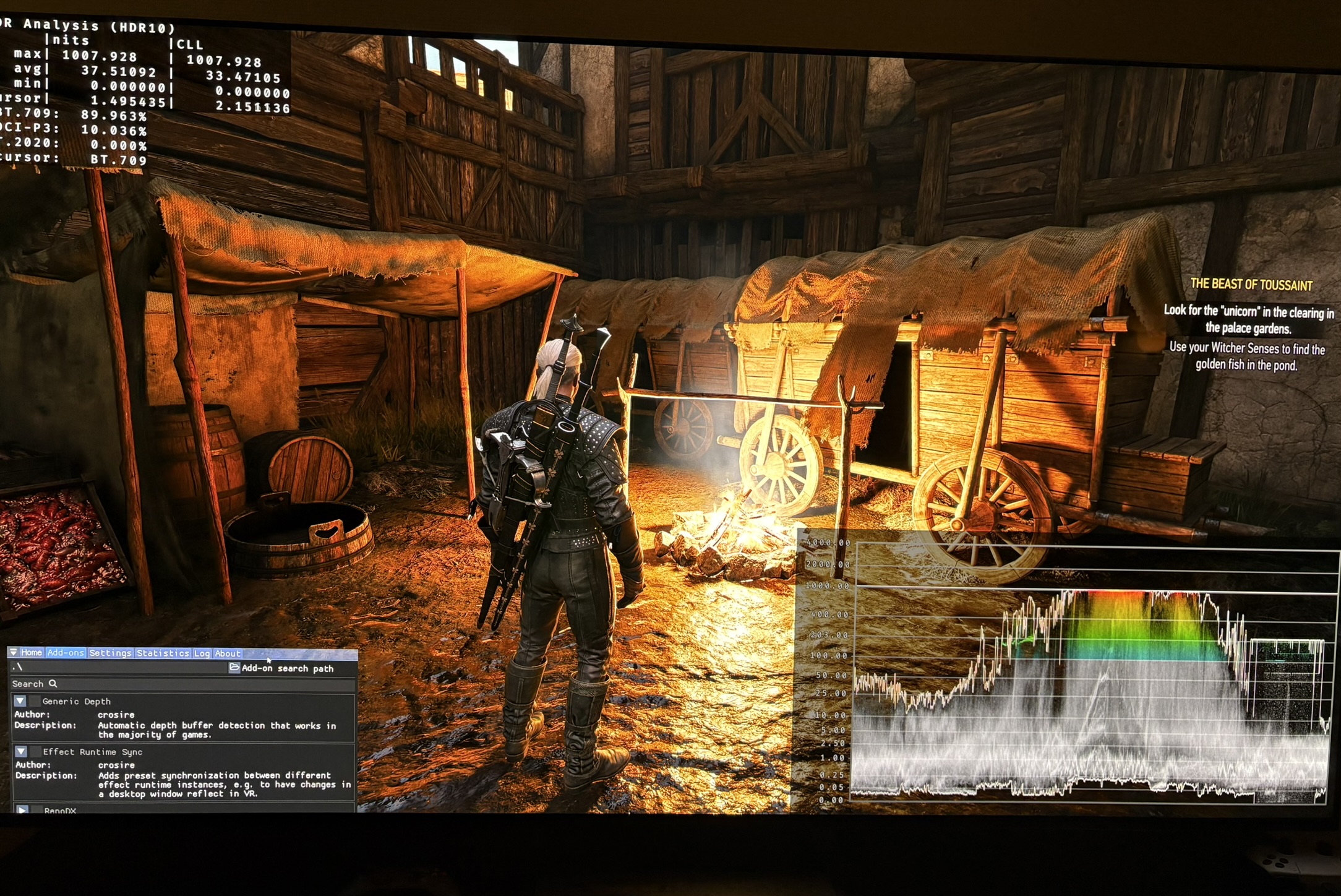 Witcher 3 Remaster HDR screenshot