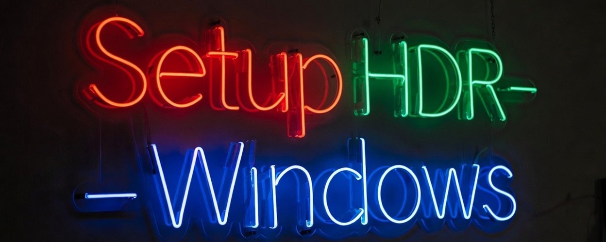 Setup HDR - Windows